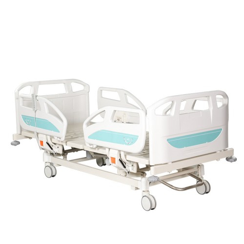 Adjustable Electric Hospital Bed Supplier Adjustable electric hospital bed with backrest, leg rest, and integral lift from China supplier