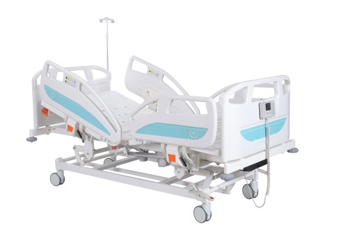 Multi-Function Electric Medical Bed | China Supplier Multifunction electric hospital bed with Trendelenburg, height lift, weighing system, and central brakes from China supplier