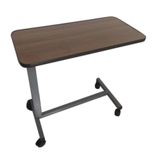 Wooden Standard Hospital Dining Table for Patient over Bed 