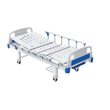 Durable Frame Hospital Adjustable Bed 3 Functions Nursing Manual Hospital Bed