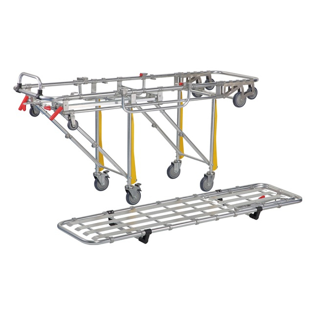 ZQ-A1 Aluminum Alloy Ambulance Stretcher for Emergency Rescue