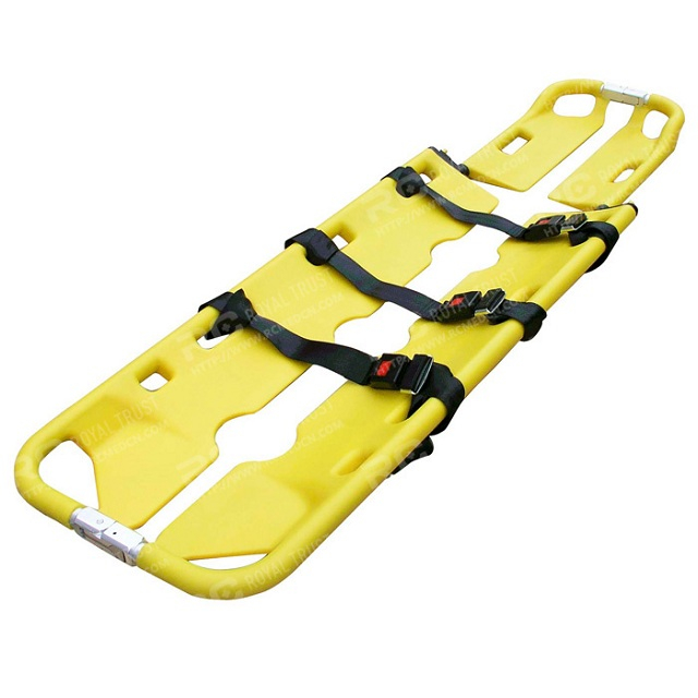 ZQ-CS-4D Aluminum Alloy Spade Emergency Stretcher for Ambulance