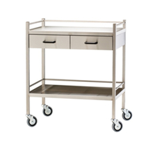 Stainless Steel Treatment Cart with Drawers