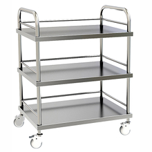 Stainless Steel Hospital Treatment Trolley