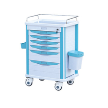 ZQ-MT620-01H Multi-Purpose Lockable Medicine Trolley with 6 Drawers for ICUs