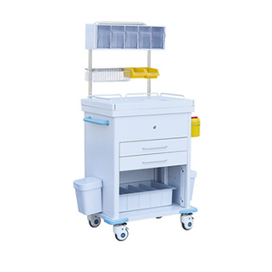 Movable Steel with Electrolytic Plate Clinic Anesthesia Trolley Design