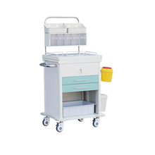 ZQ-AT690-05H Mobile Hospital Anesthesia Trolley for Versatile Use Crash Cart