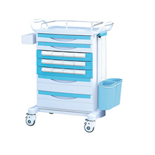 ZQ-MT600-02H Emergency Medicine Trolley with Lockable Storage