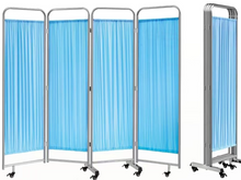 Factory Price Hospital Folding Medical Clinic Screen Stainless Steel Hospital Divided Screen