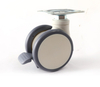 3 inch/4 inch/ 5 inch Threaded Stem Double Wheels Medical Caster Wheels for Equipment
