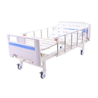  ZQ-BM2S16 2-Function Manual Hospital Bed with Crank System and IV Stand | Medical Bed