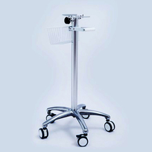 ZQ-YQ-PM01 Medical Rolling Patient Monitor Cart with Secure Locking Trolley