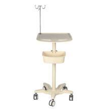 ZQ-YQ-U503T Adjustable Ultrasound Workstation Cart with Lockable Wheels