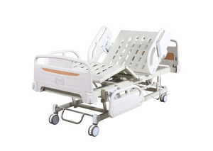 Hospital bed with night light and ABS side rails