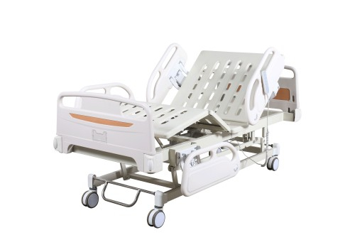 Hospital bed with night light and ABS side rails