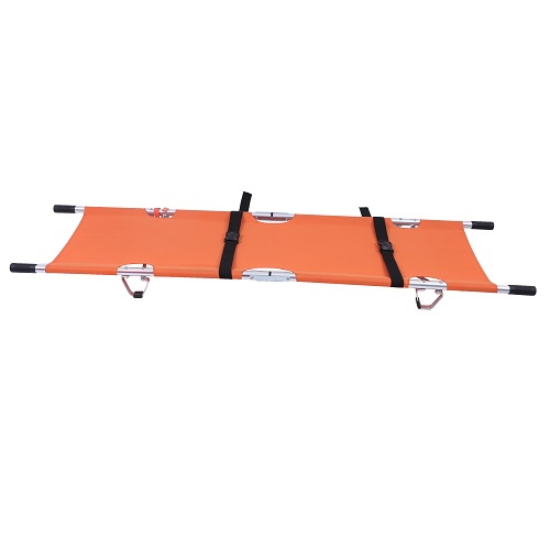 Aluminum Alloy Folding Stretcher with Waterproof Carry Bag
