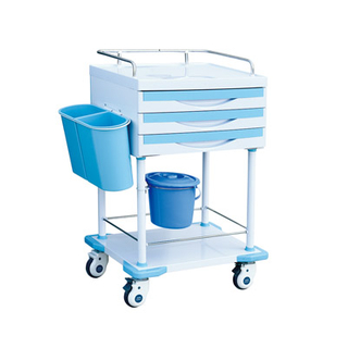 ZQ-CT600-05H Easy Clean Medical Mobile Treatment Trolley for Hospital Clinic
