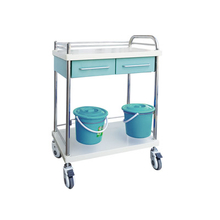 ZQ-CT690-03H Movable Steel Clinic Medicine Treatment Trolley