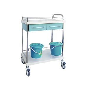 ZQ-CT690-03H Movable Steel Clinic Medicine Treatment Trolley