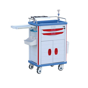 ZQ-ET620-02H Hospital Furniture Mobile Emergency Trolley Cart