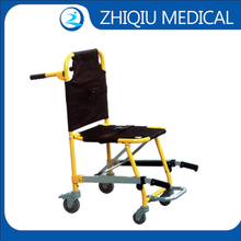 ZQ-SC5D China Manufacturer Adjustable Foldaway Wheeled Stair Chair Stretcher for First Aid