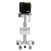 Compact Aluminum Hospital Trolley with Storage Bin