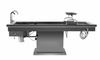 stainless steel autopsy table with ventilation system and pulverizer for pathology and anatomy laboratory use