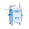 ZQ-ET620-02H Hospital Furniture Mobile Emergency Trolley Cart