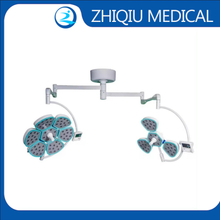 ZQ-SL6/3 Hospital Dual Heads Ceiling Mounted Cold Light Operating Lamp Medical Ot Light Led Surgical