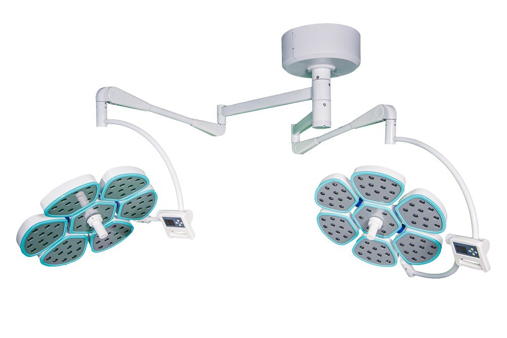 double hand medical surgery led cold light operating lamp