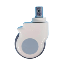 Quiet Thread Stem Fitting Swivel Bolt Medical Casters for Hospitals And Clinics