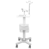 Adjustable medical tablet stand cart with lock, for 7-13 inch tablets