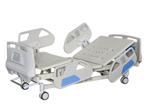 Electric hospital bed with ABS rails and CPR function from China supplier