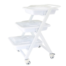 ZQ-YQ-ETV01 Three-Layer Polymer ABS Endoscope Transfer Trolley | Medical Transport Cart