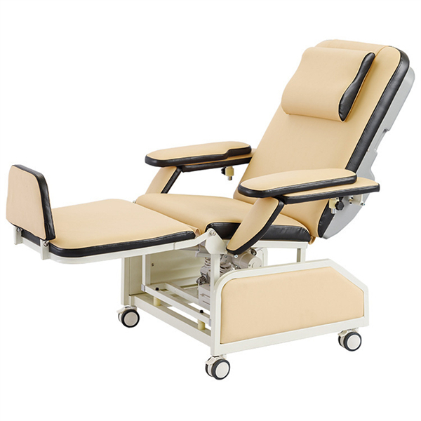 Comfortable chemotherapy recliner,High-end medical recliner with wheels,Ergonomic reclining chair for hospitals