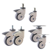 Top Medical Caster Replacement Parts Available 5 Inch Swivel TPR Wheel Nylon Medical Caster 