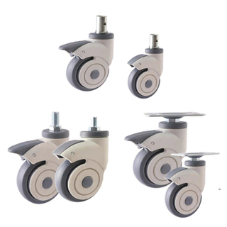 5 Inch Swivel TPR Medical Caster Wheel with Nylon Frame for Hospital Trolleys