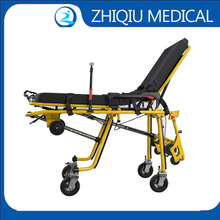 ZQ-A11 Manufacturers Wholesale Various Position Adjustable Backrest And Legs Ambulance Stretcher With Wheels