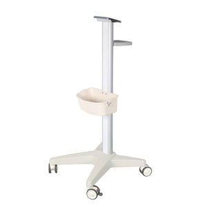 aluminum rolling stand with die-cast base and mute casters for patient monitor