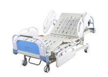 ZQ-BE4-21B Medical Bed with Monkey Pole and Urine Hook | Adjustable Patient Bed Export