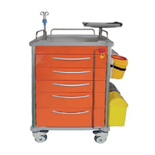 ZQ-ET650-A11 Aluminum Emergency Trolley for Medical Emergencies