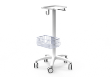 ZQ-YQ-UD03 Durable Medical Ultrasound Stand with basket