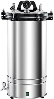 ZQ-PA208A 18L/24L/30L SUS304 Portable Steam Pressure Autoclave 