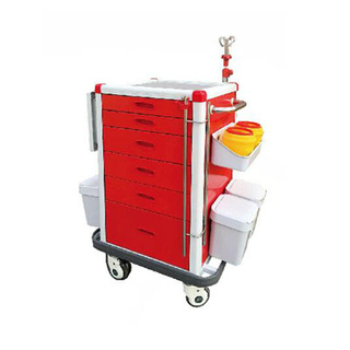 ZQ-ET490-01H Mobile Hospital Emergency/Resuscitation Trolley
