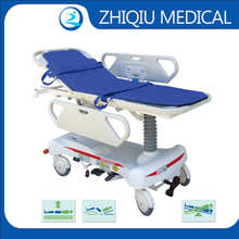 ZQ-TSH-03H1 Factory Price Hospital Patient Hydraulic Transfer Stretcher for Sale