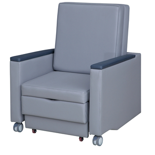 ZQ-NC08-P9 Premium Hospital Sleeping Recliner | Folding Medical Attendant Chair