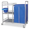 ZQ-WT-06 High Quality Waste Collecting Trolley for Hospital Use