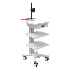 ZQ-YQ-EK05 Ergonomic Endoscope Machine Trolley with Cable Management