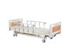 Electric ICU hospital bed with aluminum alloy side rails and electric CPR