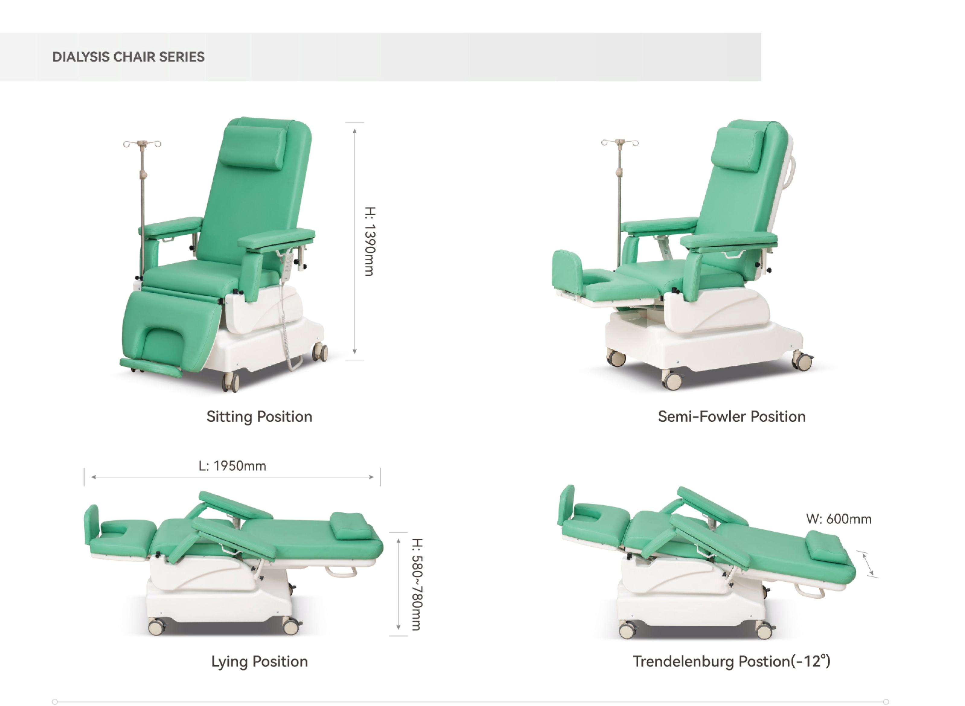 Hospital chair for chemotherapy patients  High-density foam hospital recliner